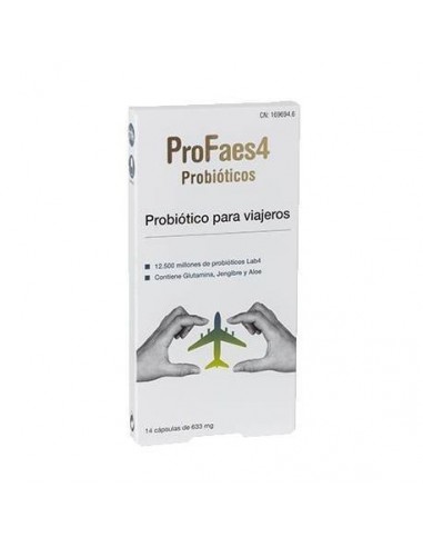 PROFAES4 PROBIOTICO PARA VIAJEROS  14...